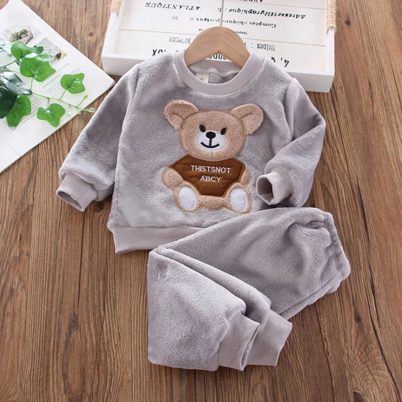 New Winter Baby Girls Boys Home wear Sets