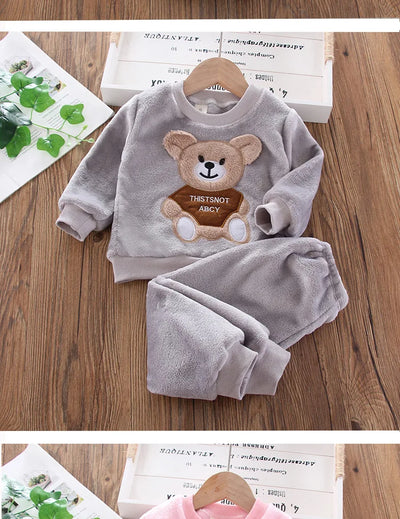 New Winter Baby Girls Boys Home wear Sets
