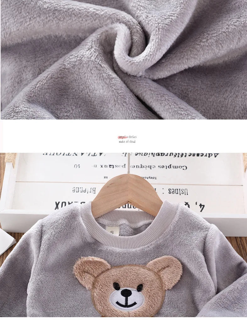 New Winter Baby Girls Boys Home wear Sets