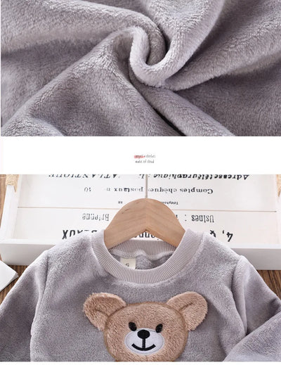 New Winter Baby Girls Boys Home wear Sets