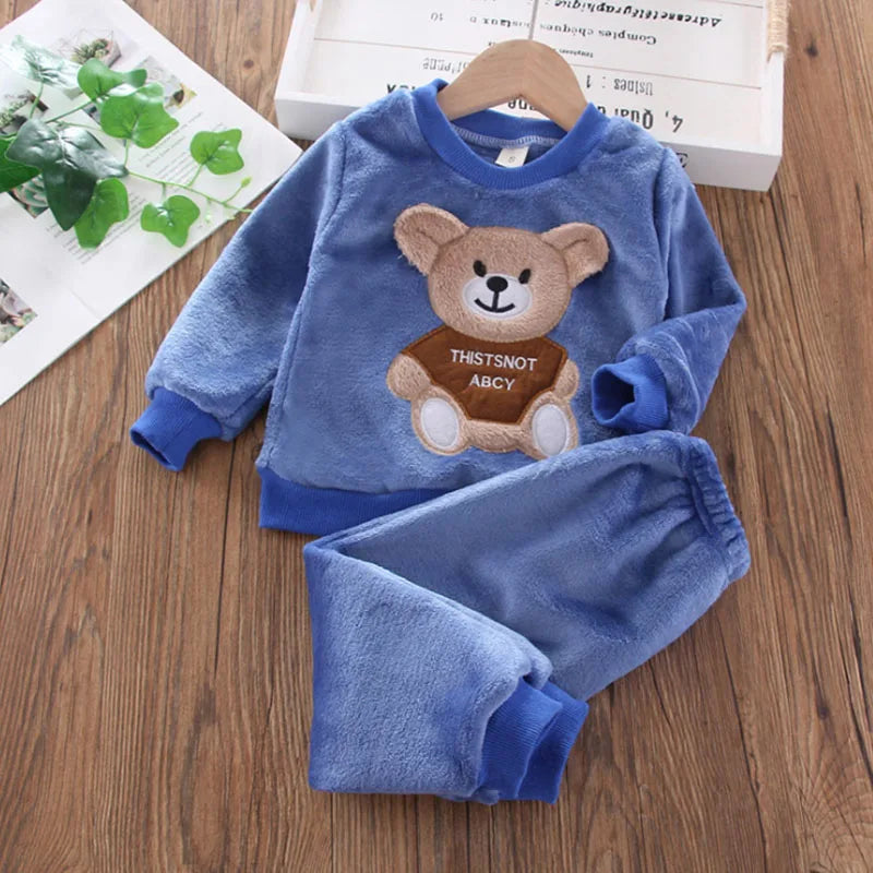New Winter Baby Girls Boys Home wear Sets