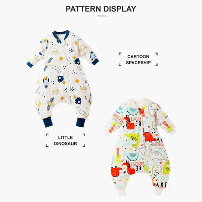 Baby Cartoon Split-legged Sleepsacks