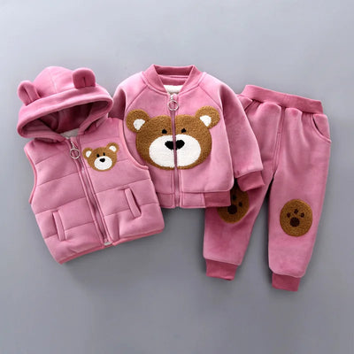 3PCS Winter Autumn Toddler Baby Suit