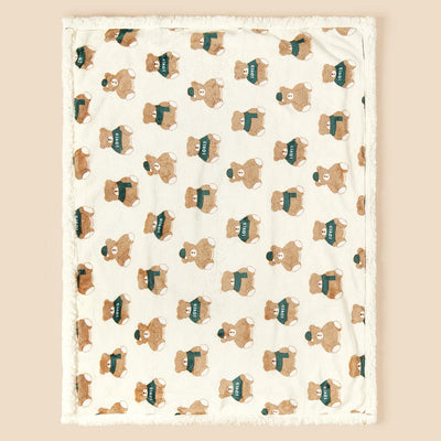 Winter Baby Blanket Fleece Warm Quilt