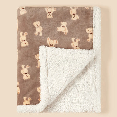 Winter Baby Blanket Fleece Warm Quilt