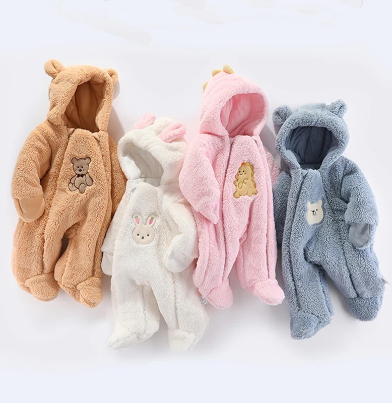 Newborn Baby Winter Romper