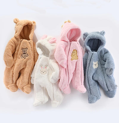 Newborn Baby Winter Romper