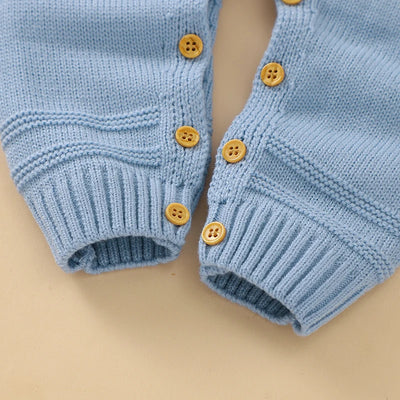 Cute Rabbit Knitted Baby Rompers