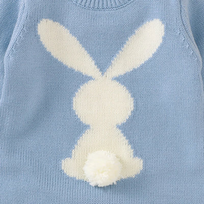 Cute Rabbit Knitted Baby Rompers
