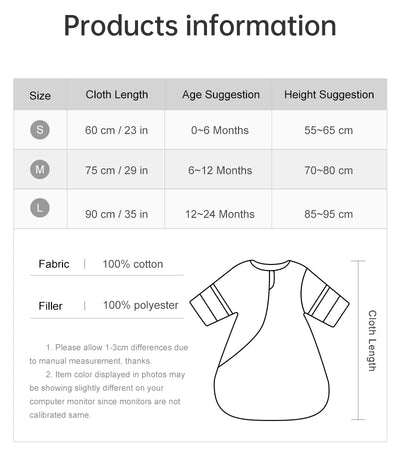 Sleeping Bag For Babies 0-24Months