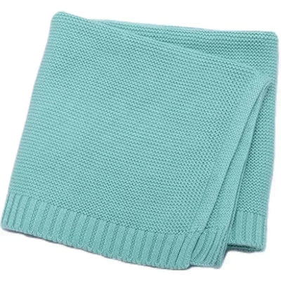 Personalized Name Baby Knitted Blanket Cotton for Winters