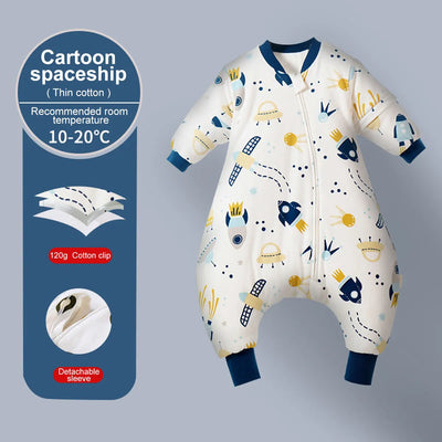 Baby Cartoon Split-legged Sleepsacks