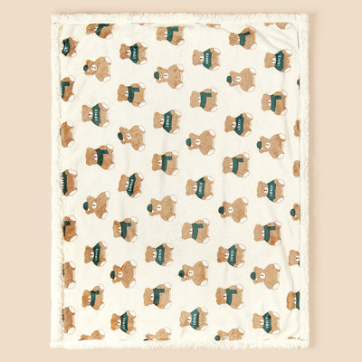 Winter Baby Blanket Fleece Warm Quilt