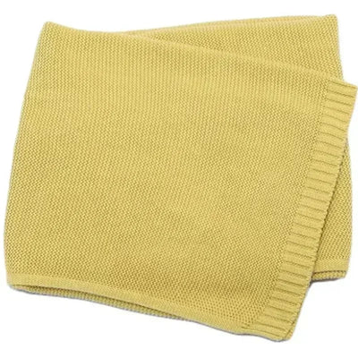 Personalized Name Baby Knitted Blanket Cotton for Winters