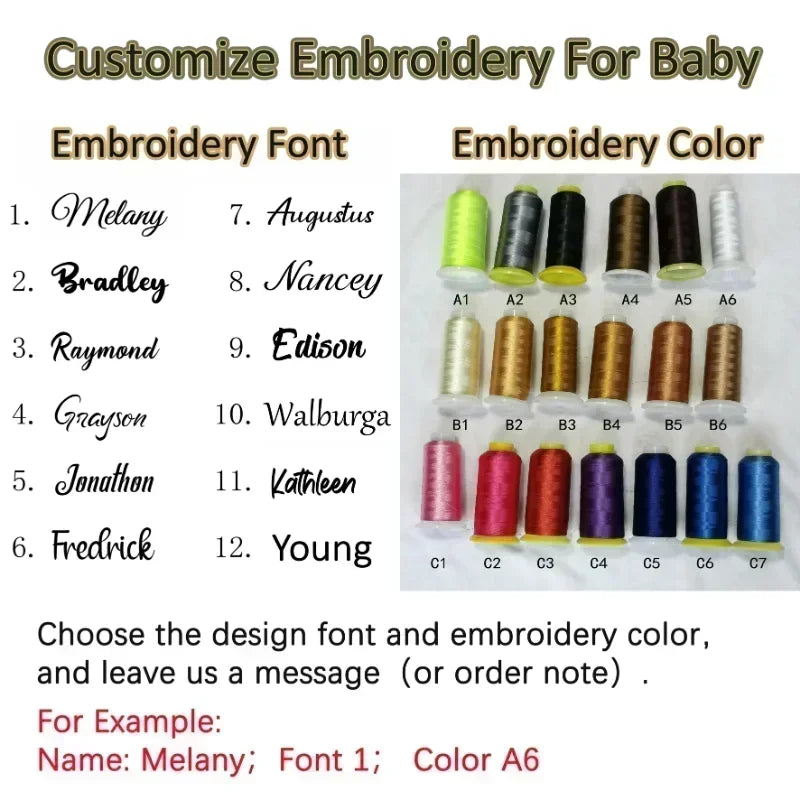 Personalized Name Baby Knitted Blanket Cotton for Winters