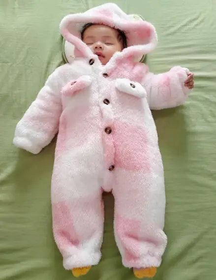 Baby Boys and Girls Plaid Romper