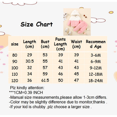 Newborn Baby Girl Fluff Hooded Clothes Set