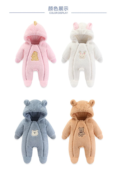 Newborn Baby Winter Romper