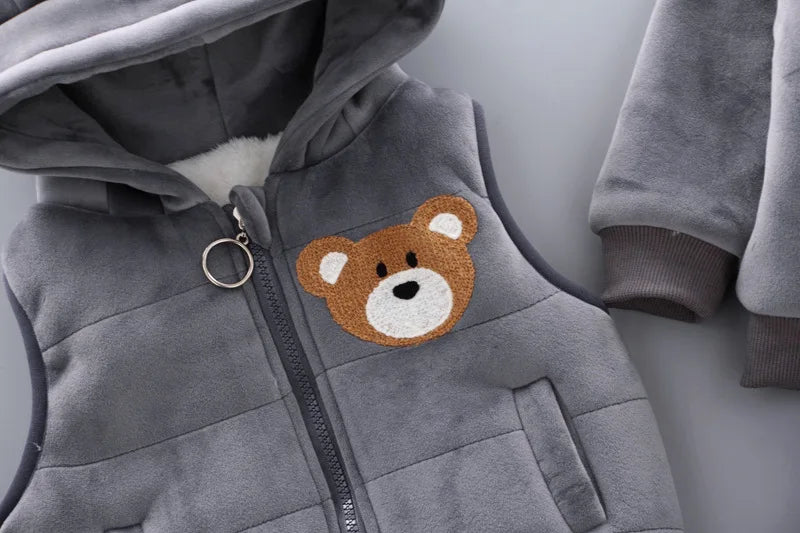 3PCS Winter Autumn Toddler Baby Suit