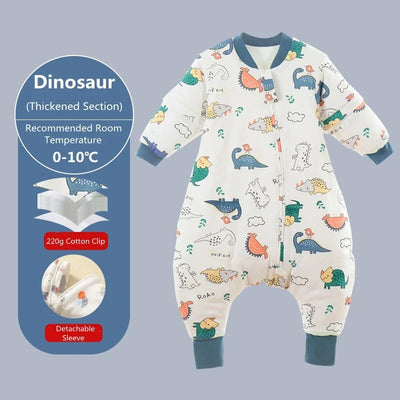 Baby Cartoon Split-legged Sleepsacks