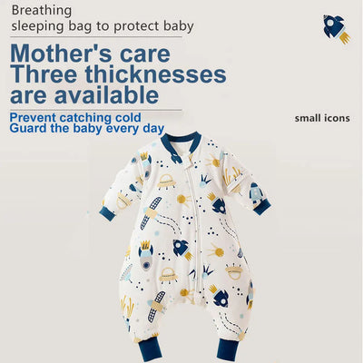 Baby Cartoon Split-legged Sleepsacks