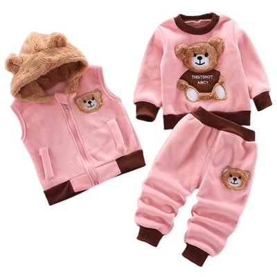 3PCS Winter Autumn Toddler Baby Suit