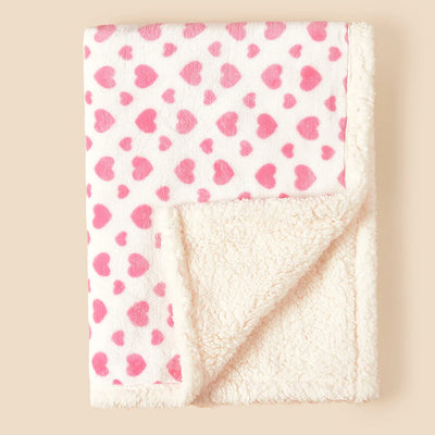 Winter Baby Blanket Fleece Warm Quilt