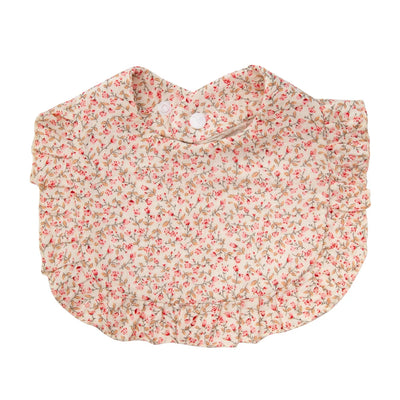 Flower Print Baby Adjustable Snap Saliva Towel
