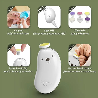 Baby Nail Trimmer Electric Rechargeable