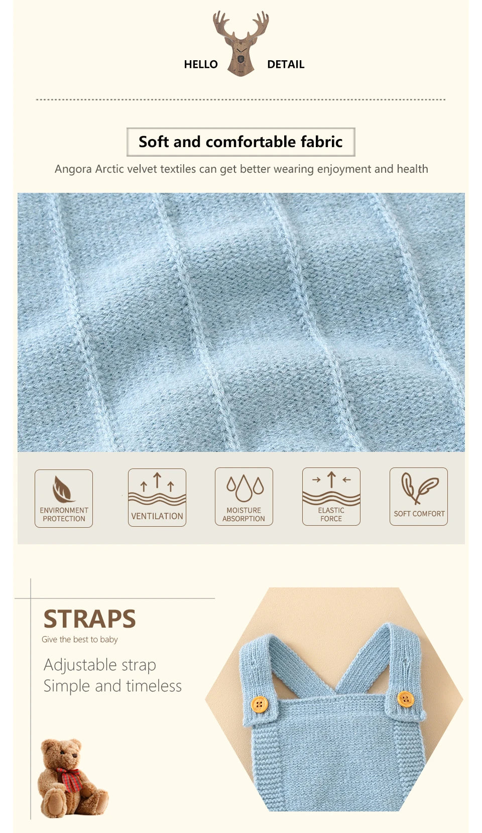 Baby Romper with Hat