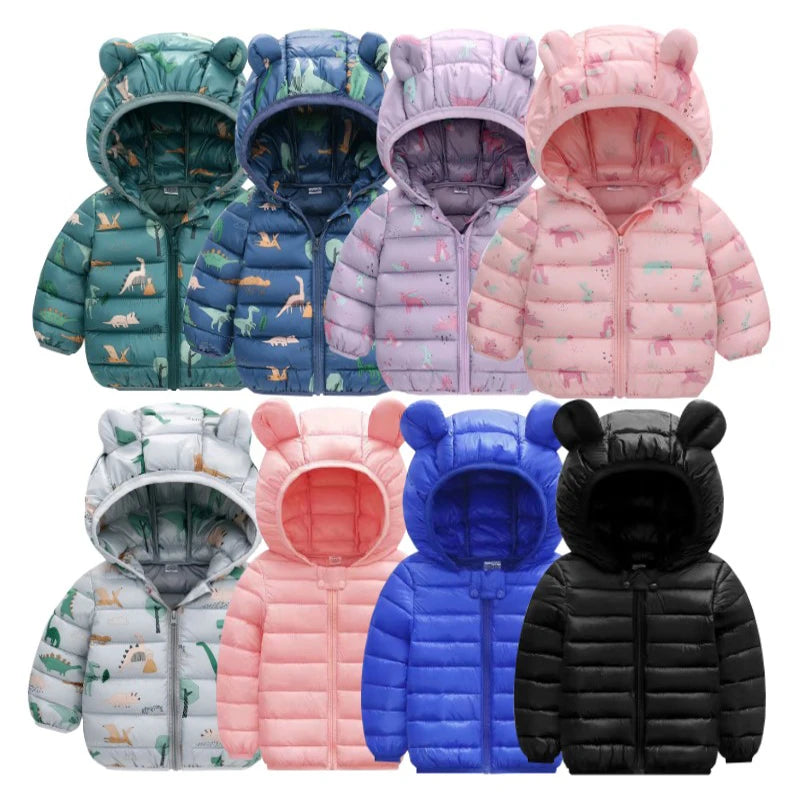 Hooded Lightweight Jackets For Kids
