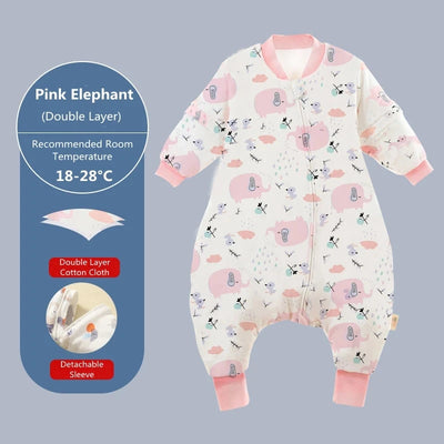 Baby Cartoon Split-legged Sleepsacks
