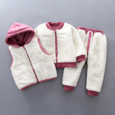 3PCS Winter Autumn Toddler Baby Suit