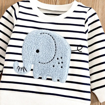 0–2-Year-Old Top Jeans Casual Two-Piece Set