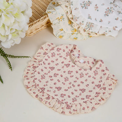 Flower Print Baby Bibs