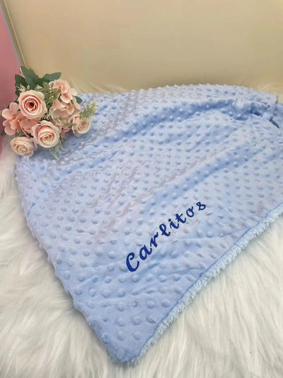 Custom Name Personalised Newborn Baby Blanket