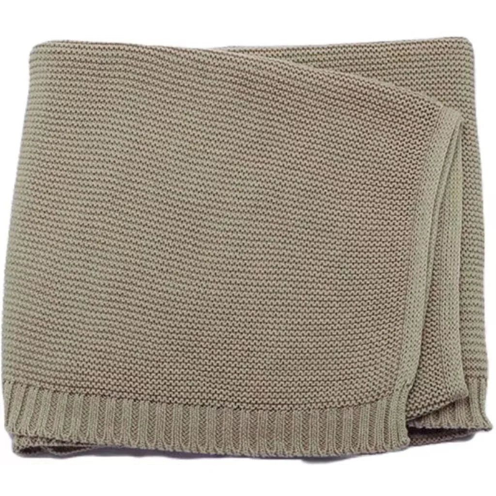 Embroidered Name Knitted Blanket