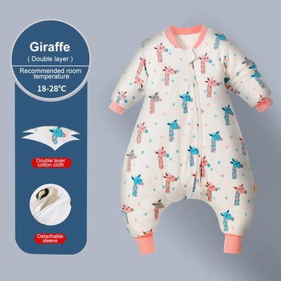 Baby Cartoon Split-legged Sleepsacks
