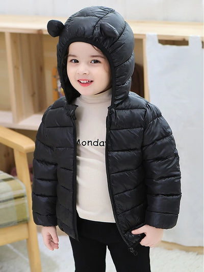 Hooded Lightweight Jackets For Kids