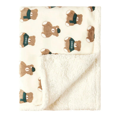 Winter Baby Blanket Fleece Warm Quilt