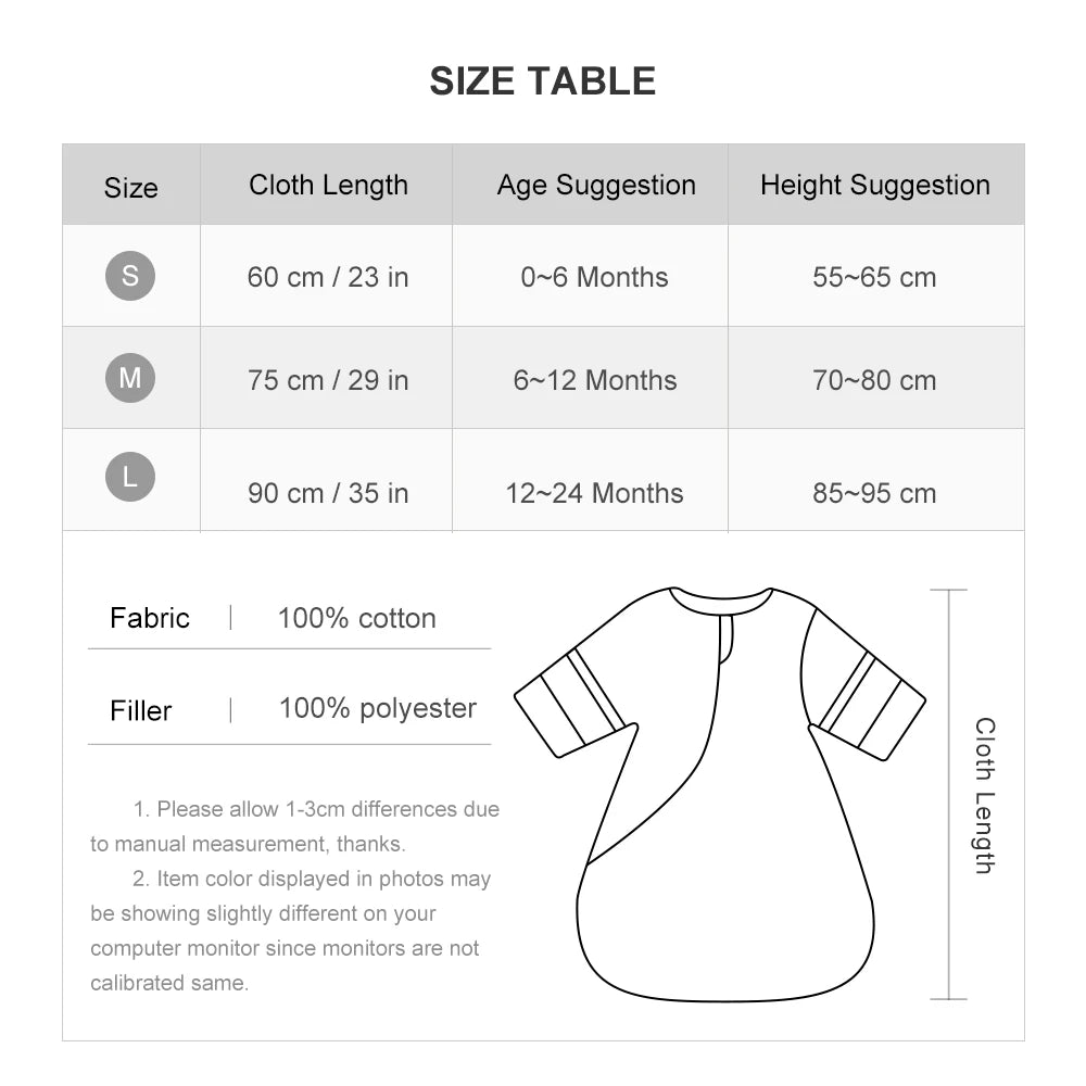 Sleeping Bag For Babies 0-24Months