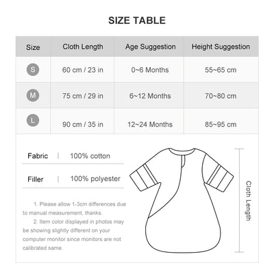 Sleeping Bag For Babies 0-24Months