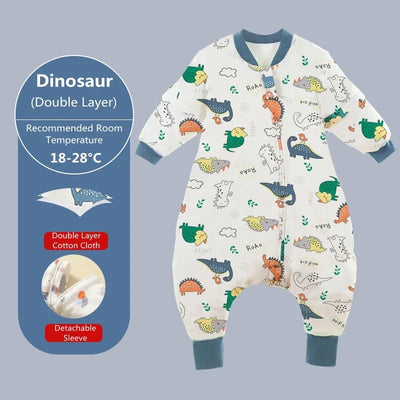Baby Cartoon Split-legged Sleepsacks